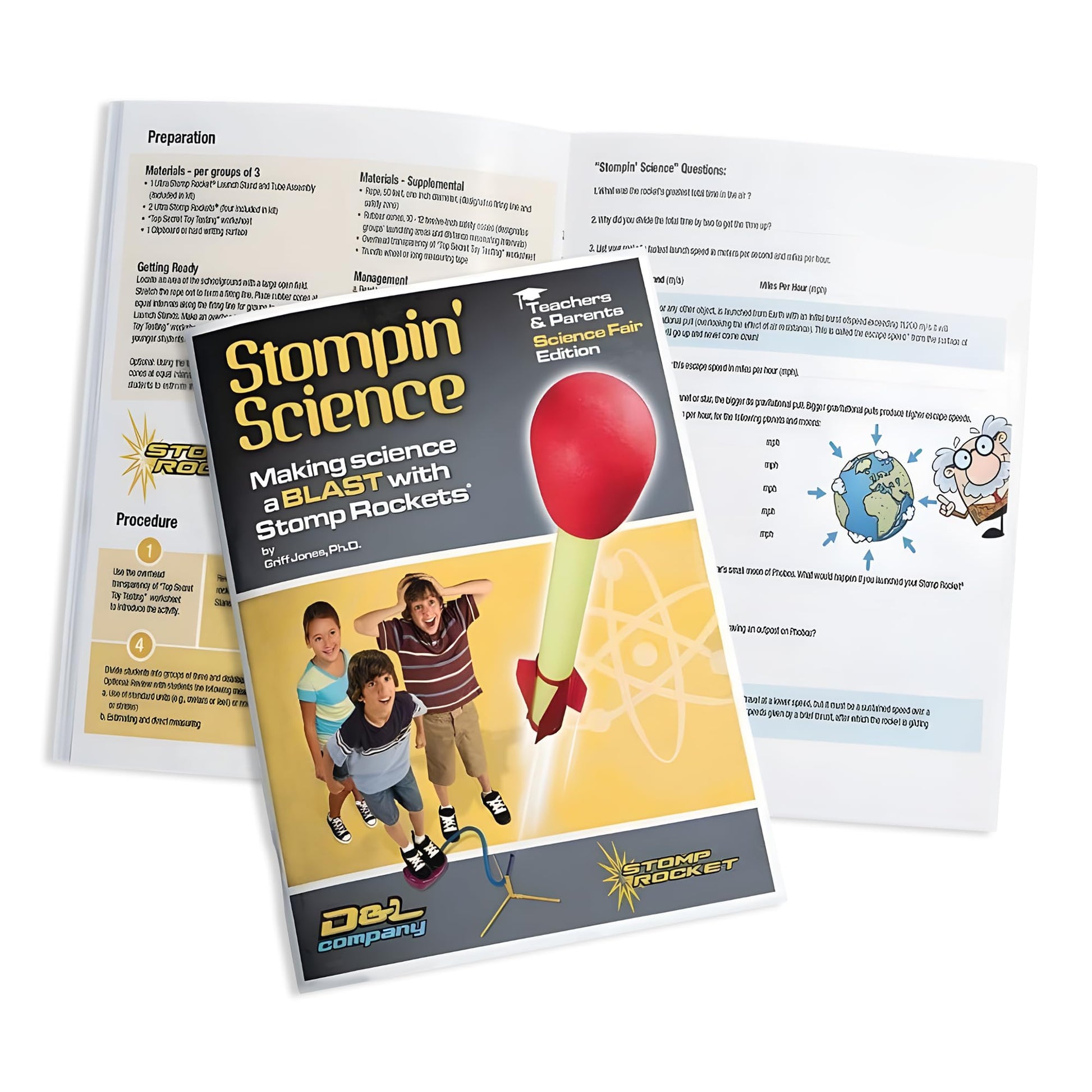 Stomp Rocket Stompin' Science Book - Introduction to STEM Educational Book