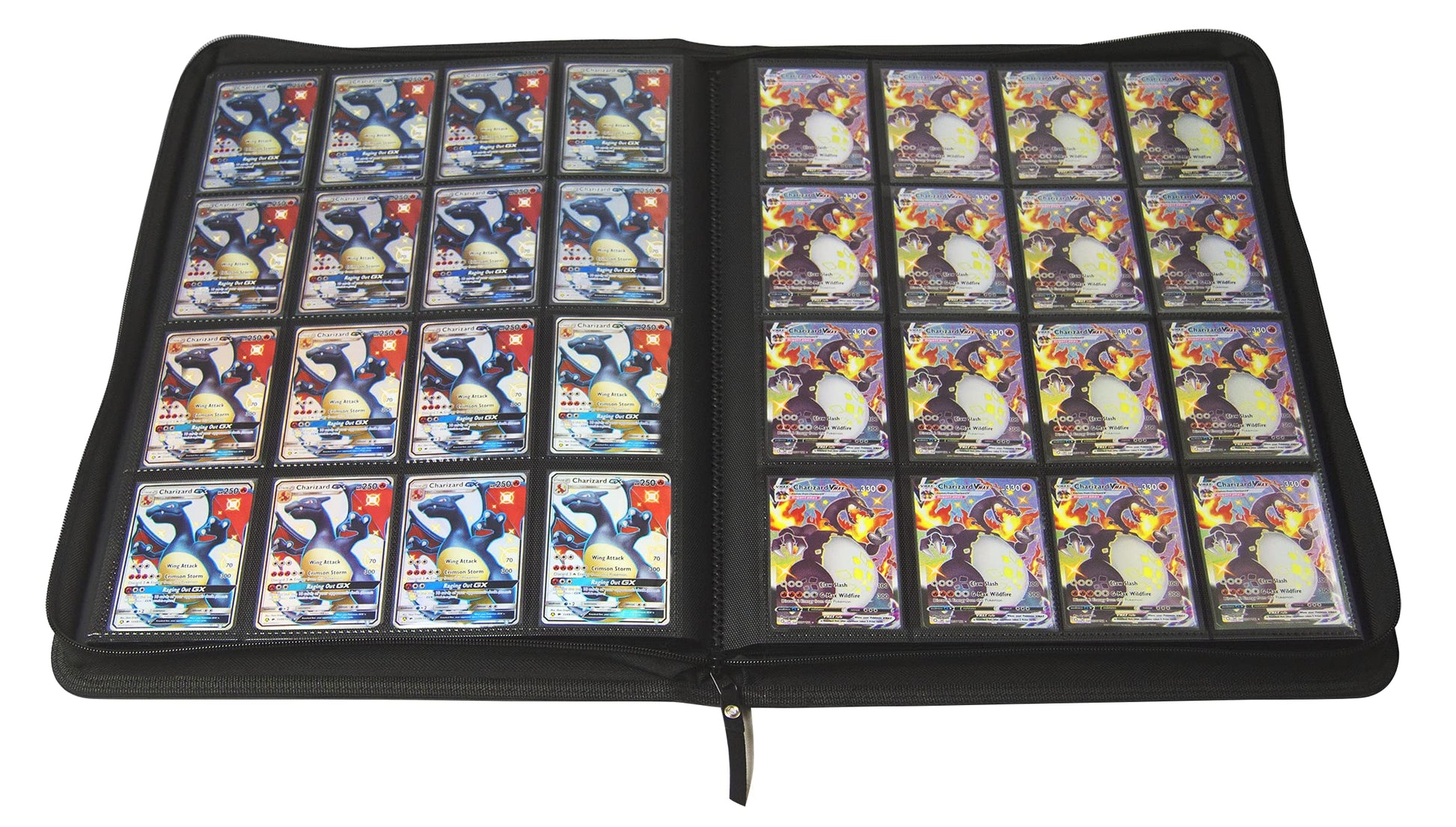 TopDeck 1000 Card Binder - TCG Portfolio - 16 Pocket Card Binder - Ringless Binder Compatible with Pokemon Cards, Yu-Gi-Oh, Magic the Gathering, and