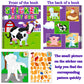 TBEEJ 2PCS Sticker Books for Kids Ages 4-8 Animal Themed Designs Party Gift Create 20 Pictures