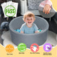 TRENDBOX Soft Foam Sponge Indoor Round Ball Pit,Ideal for Children - Dark Gray