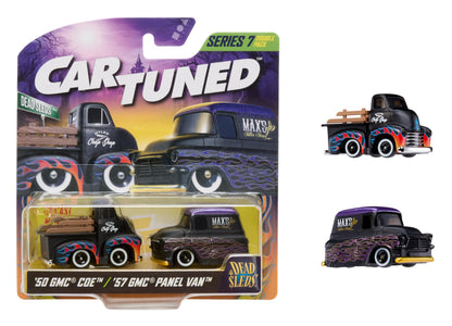 CarTuned 2-Pack Series 7- Dead Sleds, 1950 GMC Coe, 1957 GMC Panel Van