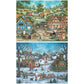 Bits and Pieces 4 Jigsaw Puzzle Set, 1000 Piece Puzzles, 20x27