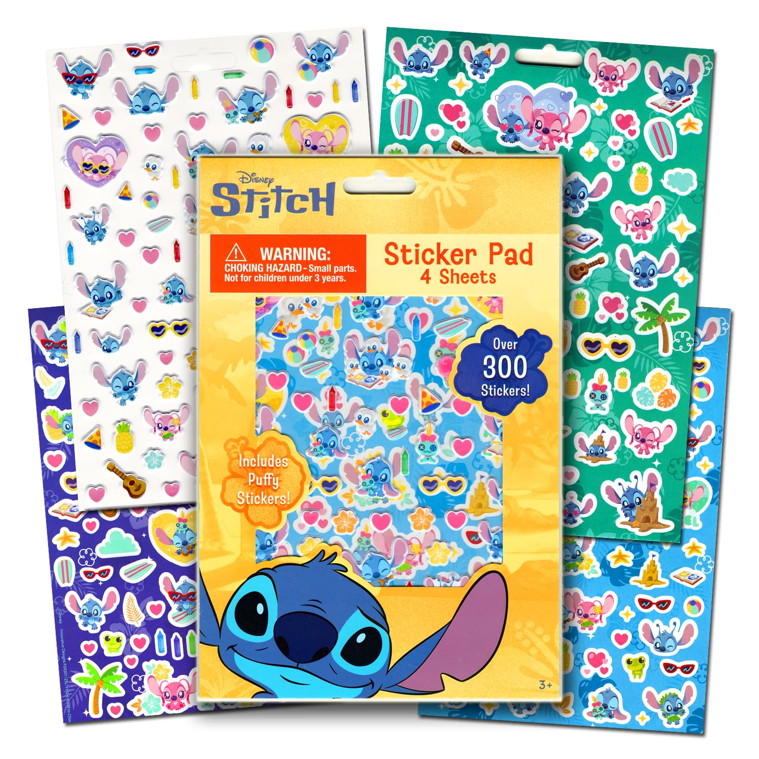 Disney Lilo and Stitch Coloring Books and Sticker Set for Kids Ages 4-8 - Bundle Coloring Pages, Stickers for Girls, Boys, Kids
