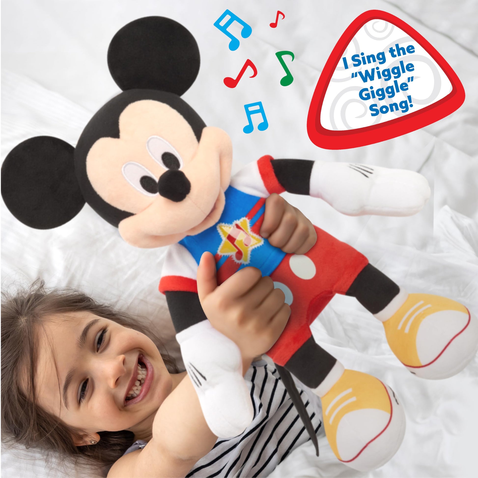 Disney Junior Mickey Mouse Funhouse Singing Fun Plush (Styles May Vary)
