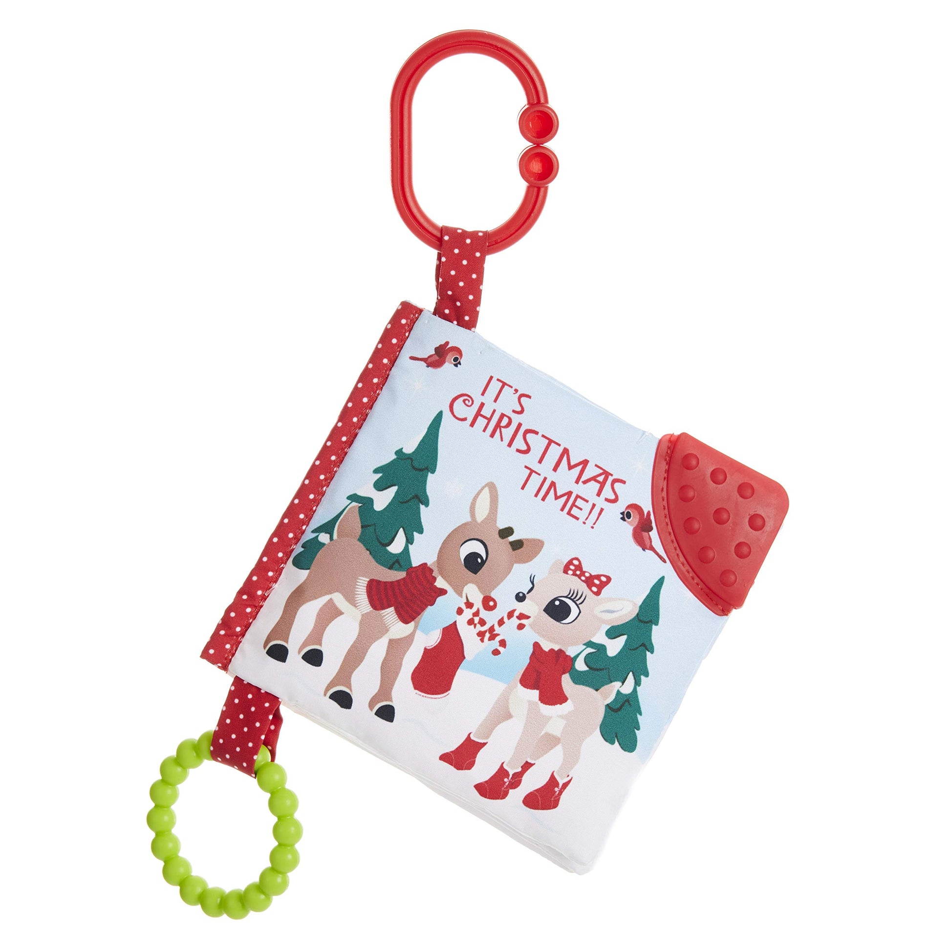 Kids Preferred Rudolph The Red-Nosed Reindeer On The Go Soft Teether Book
