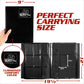 The Original Monster Trading Card XL Album- 40 Side Loading 9-Pocket Per Page TCG Binder- Holds 720 Sleeved Trading Cards- Matte Black- Compatible