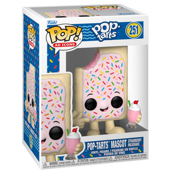 Funko Pop! AD Icons: Kelloggs - Pop-Tarts Mascot Strawberry Milkshake - Collectable Vinyl Figure - Gift Idea - Official Merchandise - Toys for Kids &