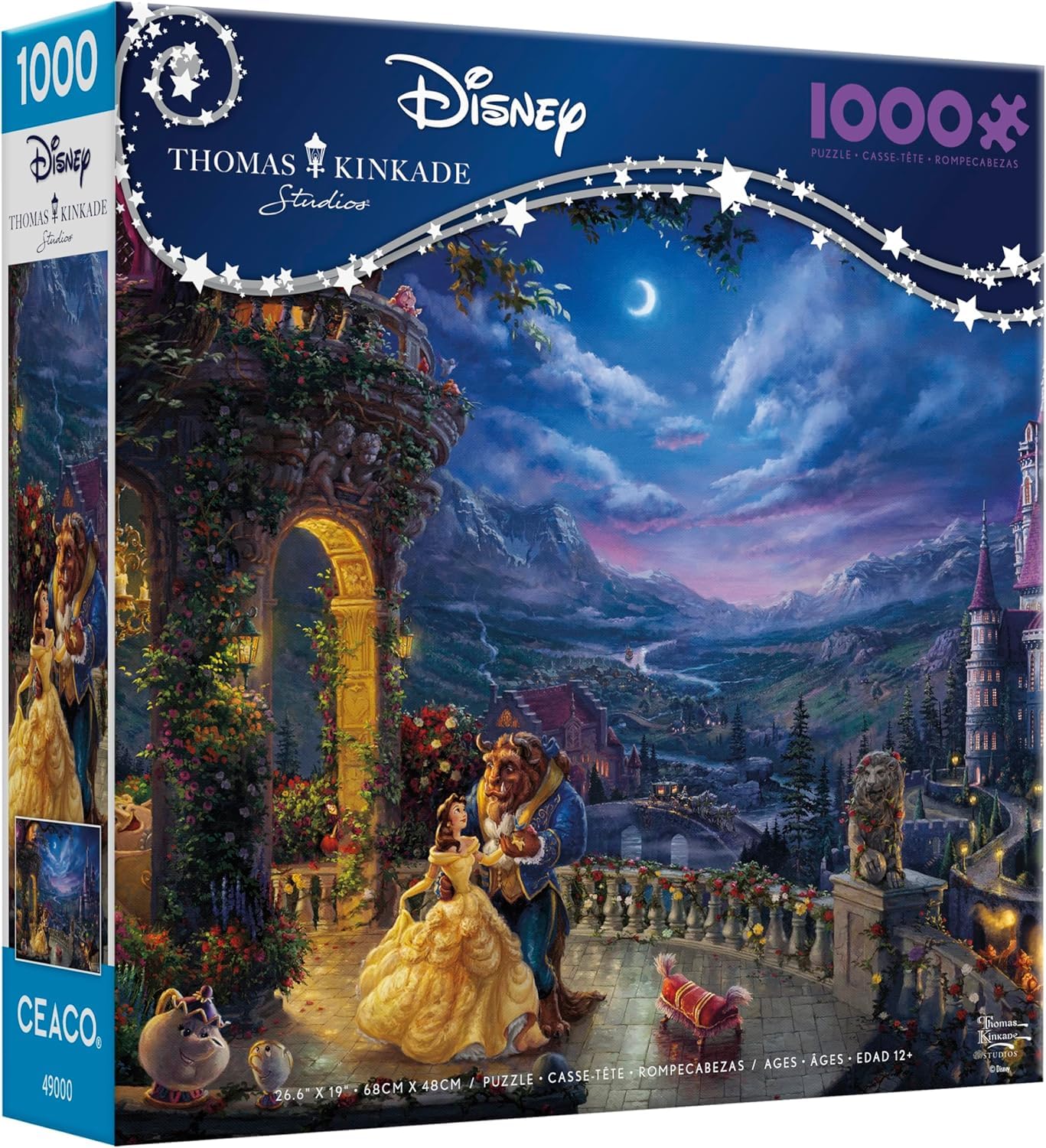 Ceaco - Thomas Kinkade Disney - Beauty and the Beast - 1000 Piece Puzzle