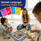 Spanish Board Game - Race to Madrid | Easy to Learn Words, Grammar, Verbs | Fun for Adults, Kids, Beginners, Classroom | 4 Decks Dynamic Flash Cards