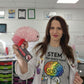 GIANT MICROBES Brain Plush - Anatomical Brain with Embroidered Details