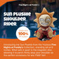 Youtooz FNAF Sun Plush Shoulder Rider 6" inch, Collectible Soft Magnetic Sun Shoulder Rider Plushie from Five Night's at Freddys By Youtooz FNAF Plush