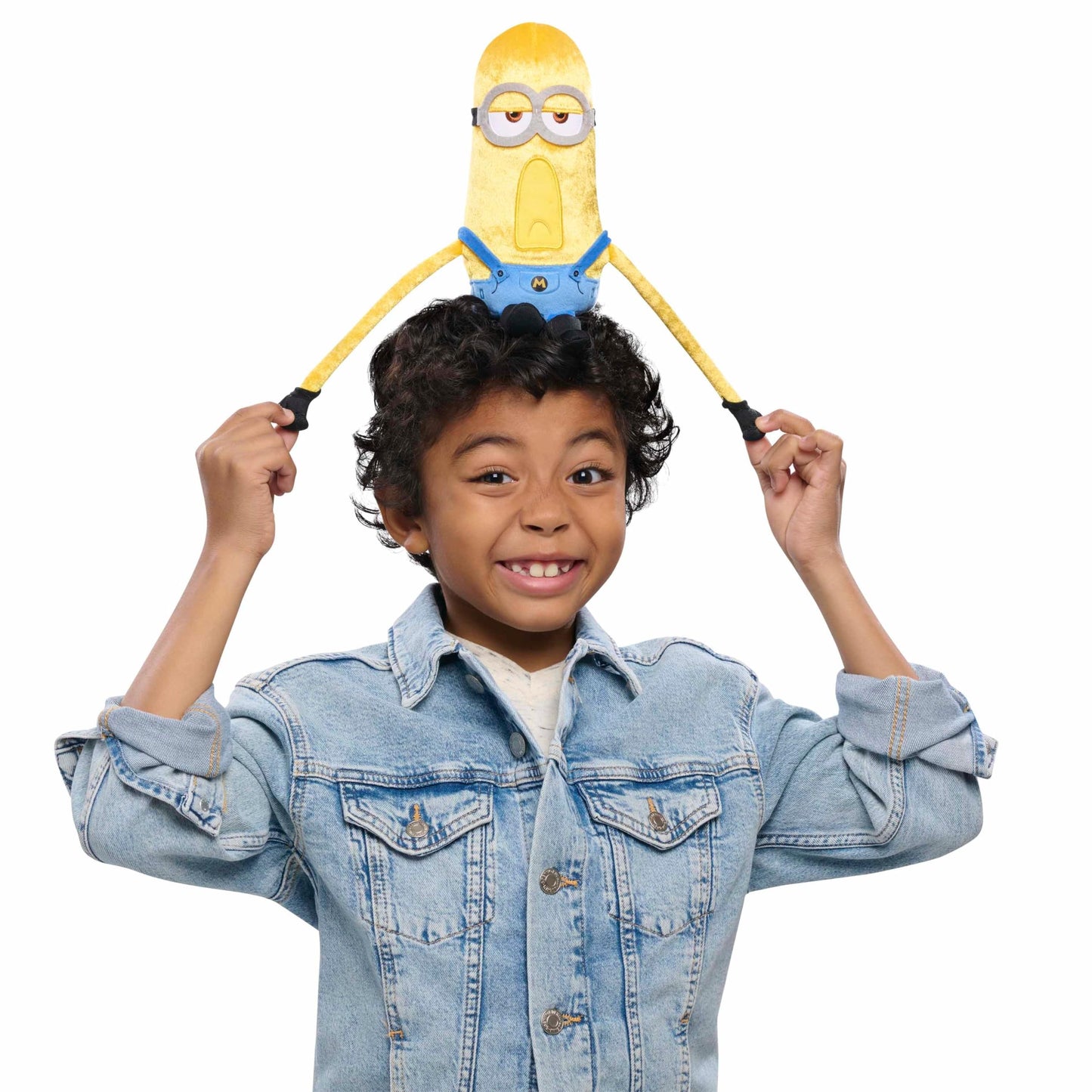 Illumination Minions Despicable Me 4 Squooshy Plush Mega Tim, Kids Toys for Ages 3 Up by Just Play