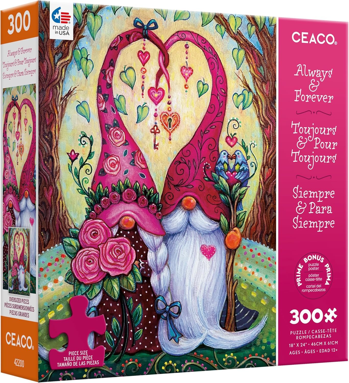 Ceaco - Always & Forever - 300 Large Piece Jigsaw Puzzle for Adults