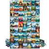 Jigsaw Puzzles for Adults 500 Pieces - Challenging Colorful and Unique with Large Poster - Letters on Back - AI Art - Rompecabezas para Adultos