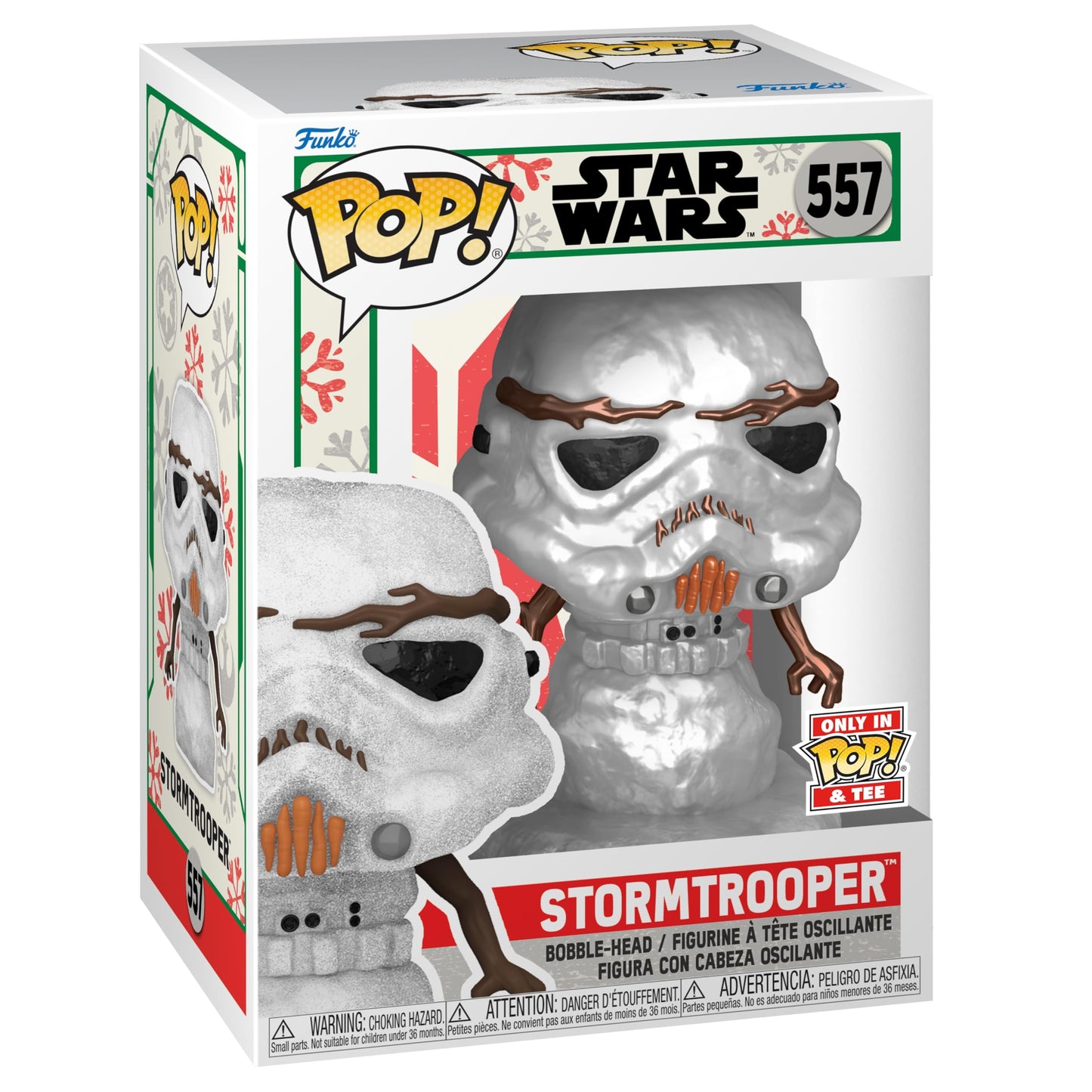 Funko Pop!&Tee: Star Wars - Holiday Stormtrooper (MT) - S