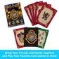 Aquarius Harry Potter Crests Playing Cards - Officially Licensed Card Deck for Kids, Teens & Adults Ages 6+, Poker Size, 1+ Players - Gift for Fans