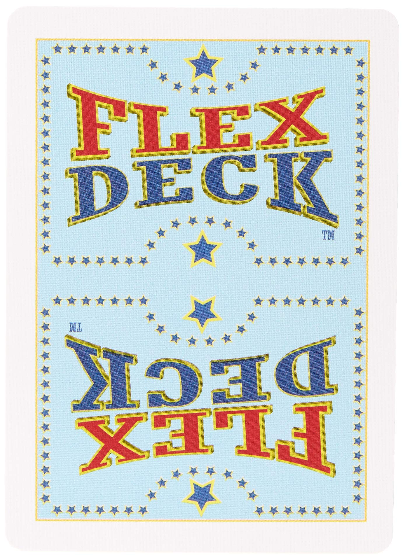 Flex Deck Playing Cards 3 in 1 Travel Game Deck with Card Games Domino Play and Word Games Compact Family Game for Camping Road Trips Classroom