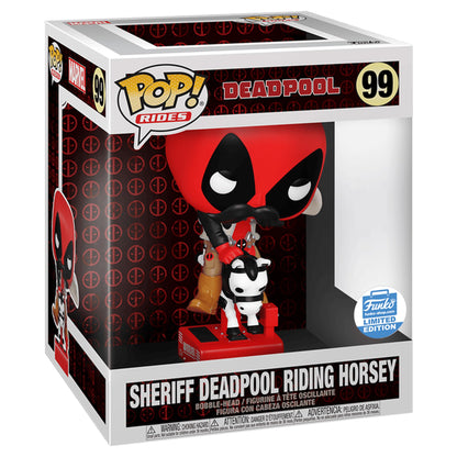 Funko Pop! Rides: Sheriff Deadpool Riding Horsey - Special Limited Edition Exclusive Vinyl Figure #99