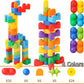 RAINBOW TOYFROG Building Blocks Toys for Toddlers-Educational Development STEM Toys-Safe Skill Building Toys for Boys&Girls - Set of 74pcs