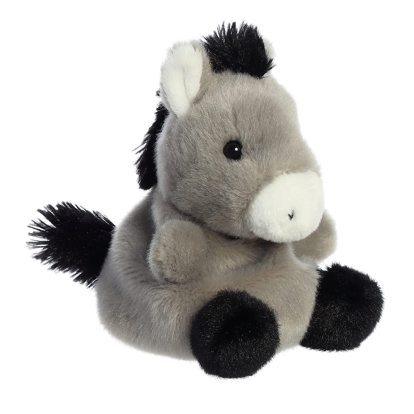Aurora® Adorable Palm Pals™ Eli Donkey™ Stuffed Animal - Fun Collectible Plush for Kids and Adult Collectors - Perfect for Decorating Rooms