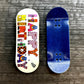 Noahwood Wooden Fingerboard Complete (Noah Team Deck 34mm, Prince ii Trucks 34mm Silvery +noahwood White Crown Wheels ii) (Happy Birthday I)