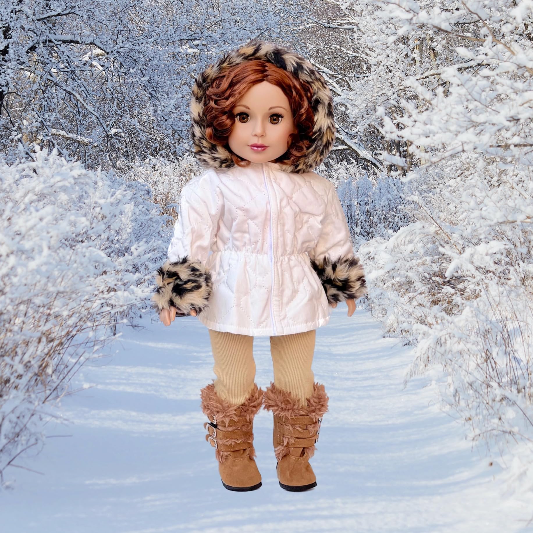 Winter Fun - 3 Piece Outfit for 18 Inch Doll (Doll Not Included)