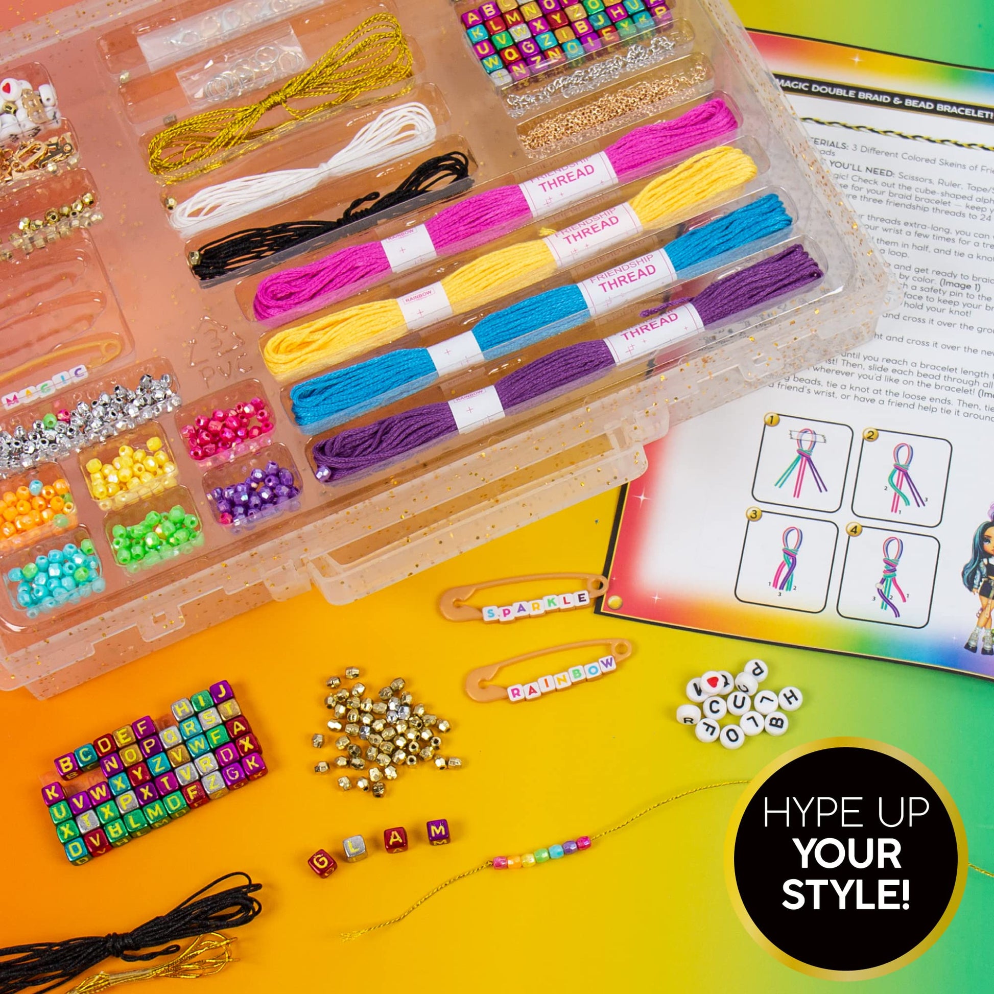 Rainbow High Ultimate Jewelry Designer, DIY Jewelry Making Kit, Design 20+ Pieces of Jewelry, Great Weekend or Sleepover Activity for Girls, Bead Kit