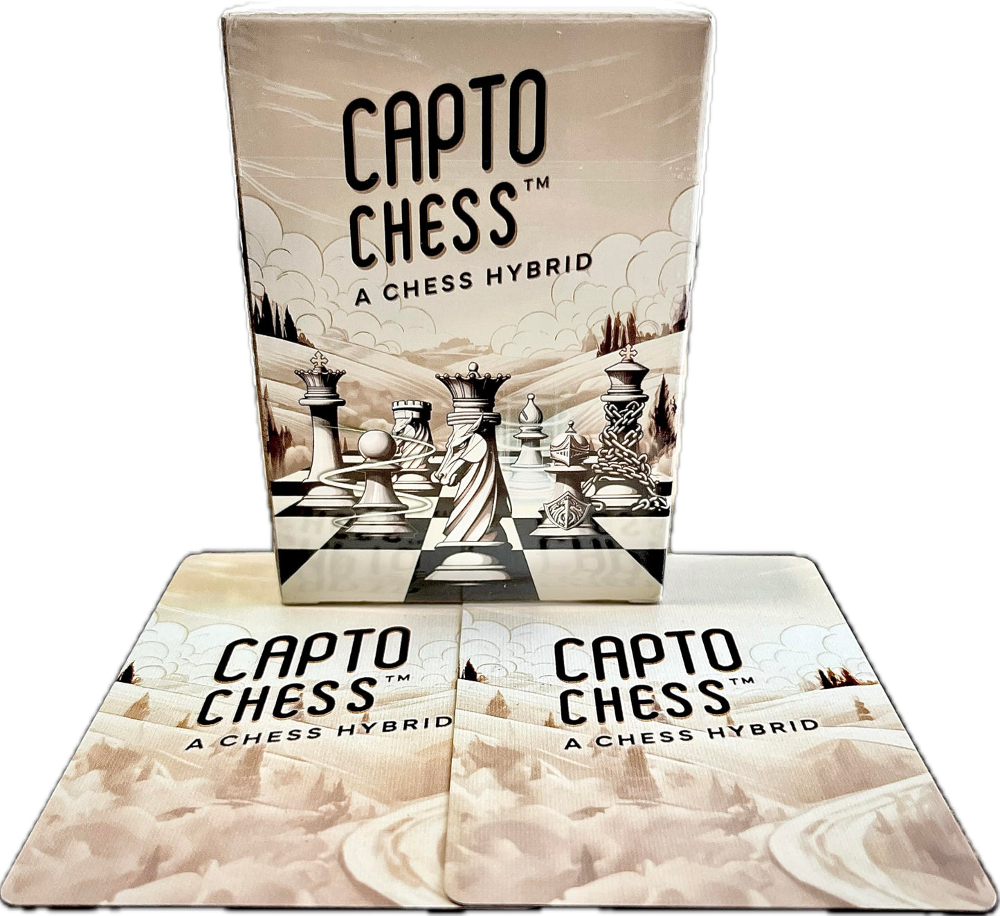 Capto Chess Cards Strategy Deck for Chess Sets | Fun Chess Variant Game & Gift for Chess Players