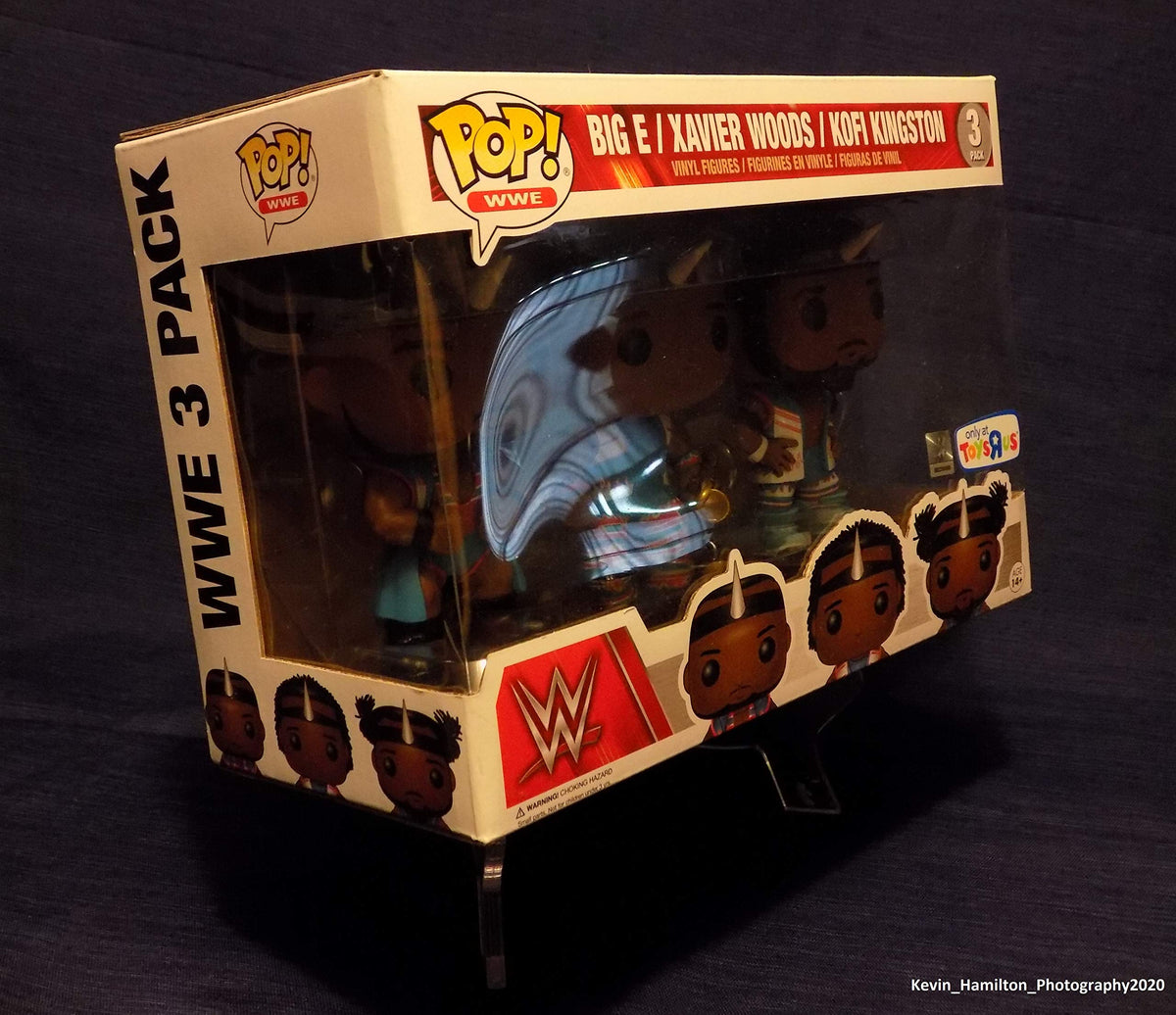 Funko POP! Big E Xaviers Woods Kofi Kingston WWE Exclusive New Day 3 Pack