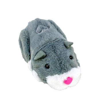 ZhuZhu City Hamster & Quilted Carrying Case - NumNums the Grey & White Interactive Hamster with 40+ Sounds & Endless Behaviors - Take Your ZhuZhu