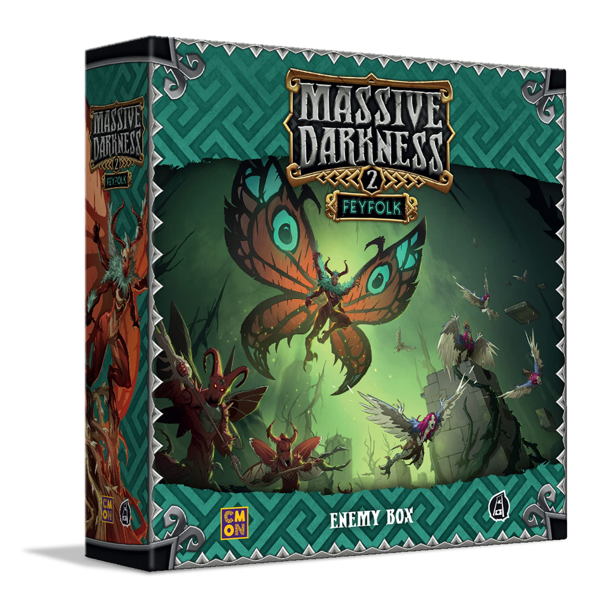 CMON Massive Darkness 2 Feyfolk Enemy Box Expansion | Tabletop Miniatures Game | Cooperative Strategy Game for Adults and Teens | Ages 14+ | 1-6