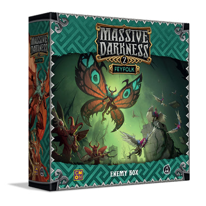 CMON Massive Darkness 2 Feyfolk Enemy Box Expansion | Tabletop Miniatures Game | Cooperative Strategy Game for Adults and Teens | Ages 14+ | 1-6