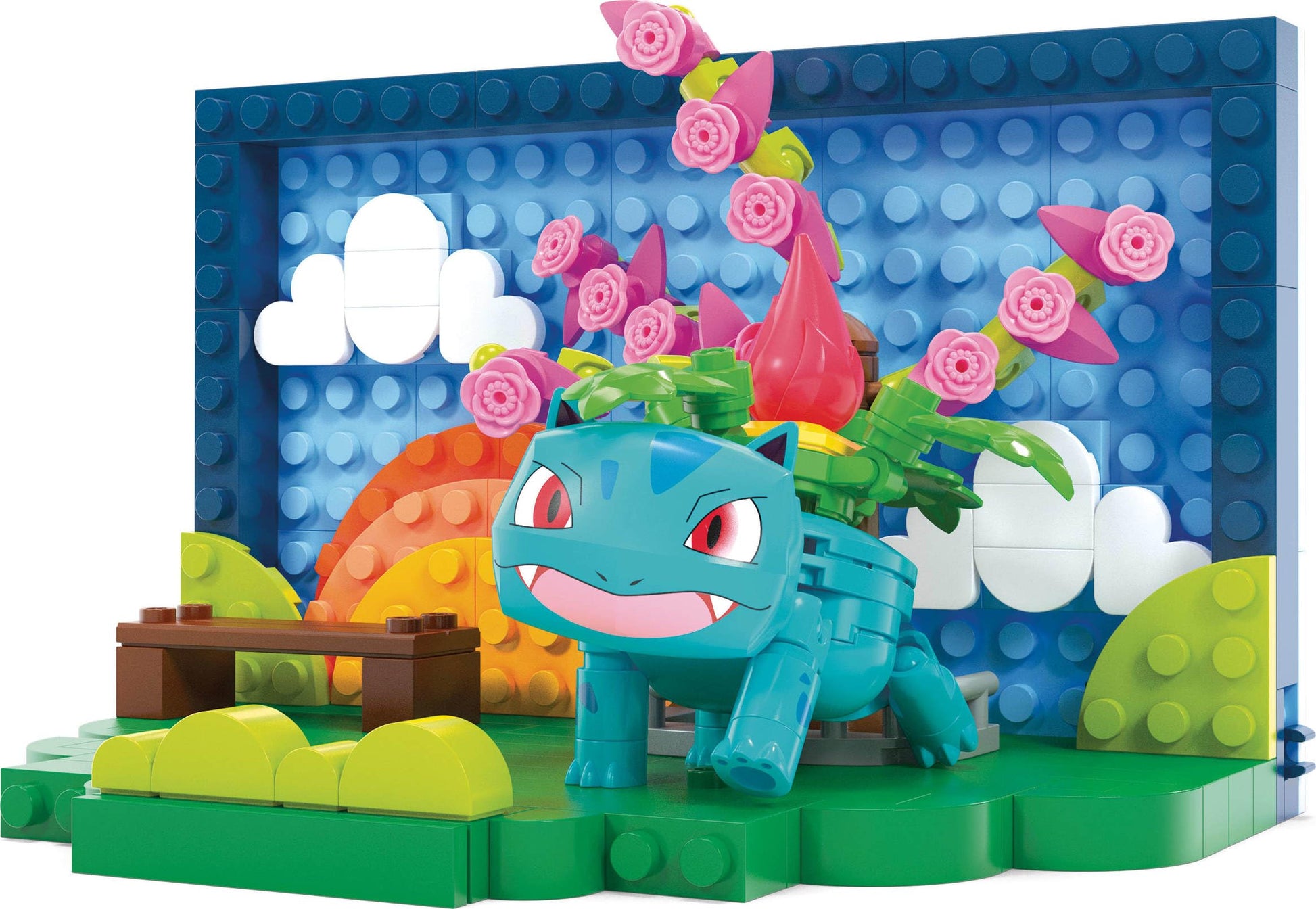 MEGA BLOKS - Pokemon: Park Scene, 220 Piece Buiding Toy Set