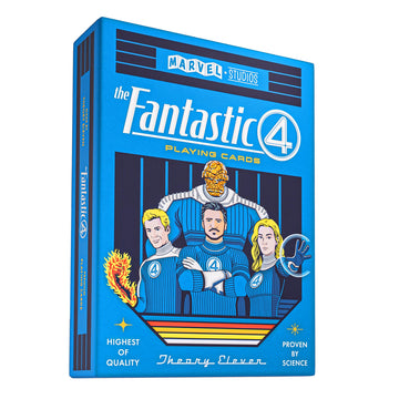theory11 Fantastic Four Playing Cards Official Marvel Studios Collector's Deck | Retro Comic Art Design | Custom Court Card Artwork | Loved by Marvel
