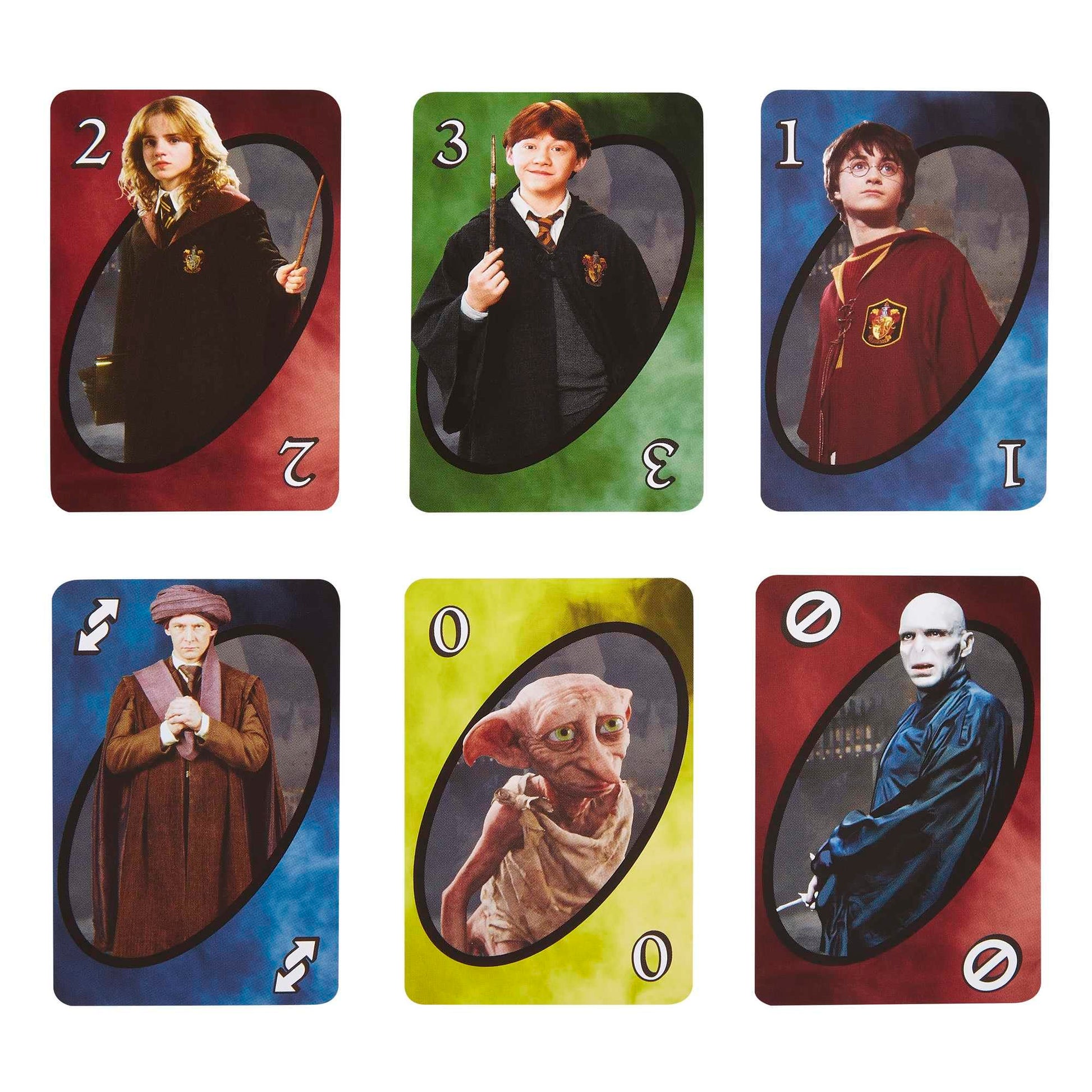 Mattel Games UNO Harry Potter Card Game for Kids, Adults & Parties, Collectible Deck Based on Popular Series for 2 to 10 Players