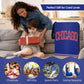 Baseball Card Binder With Sleeves 900 Pocket, Chicago Card Holder for Trading Cards, Collector Album, Sports Card 3 Ring Storage Book Folder Organizer