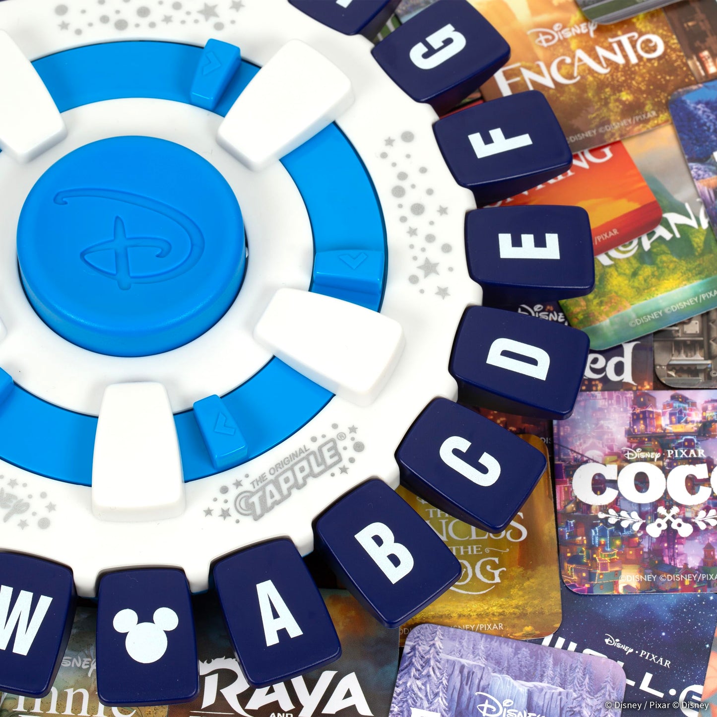 The Original TAPPLE Disney Edition, Fast-Paced Family Trivia Word Game, Choose a Disney-Themed Category & Race Against The Timer to be The Last