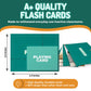 CreateFun 50 Action Verbs Flash Cards for Speech Therapy & ESL Vocabulary