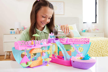 Polly Pocket Unicorn Dream Cruise Portable Playset