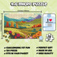 MicroPuzzles “Fields & Flowers” Mini Jigsaw Puzzle 2-Pack - 150-Piece Floral Pocket 4×6 in Puzzle Gift | Made in USA | Small Business