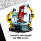 LEGO Marvel Iron Man’s Laboratory: Hall of Armor Building Toy - Marvel Superhero Toy for Kids, Boys and Girls, Ages 8+ - with Minifigures and a Mech