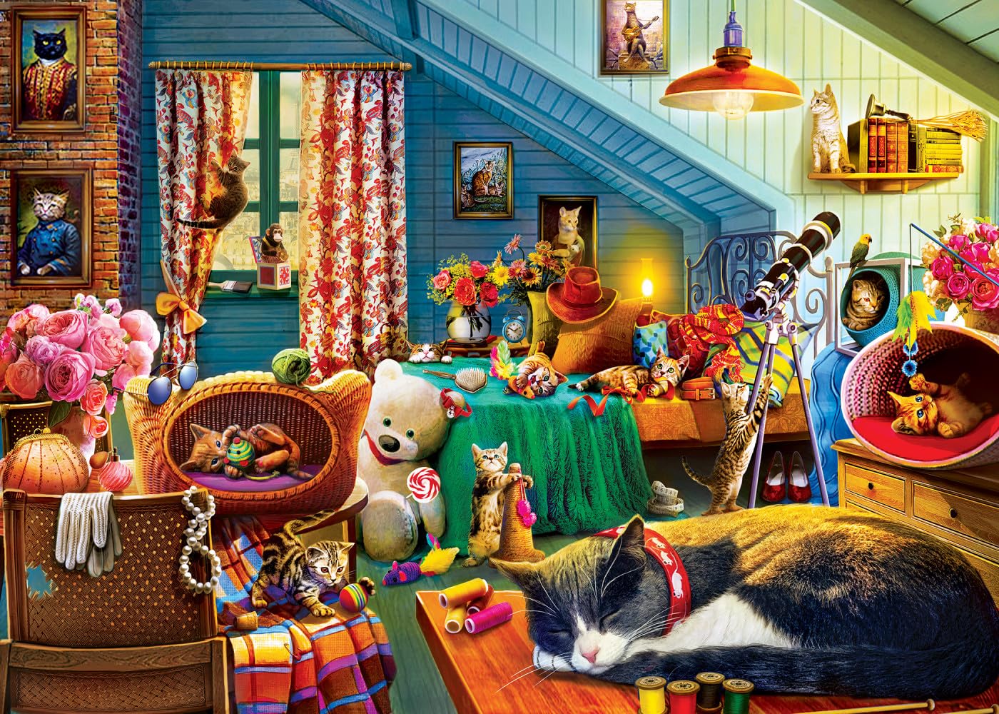 Masterpieces 550 Piece Jigsaw Puzzle for Adults, Family, Or Youth - Sunset Naptime - 18"x24"