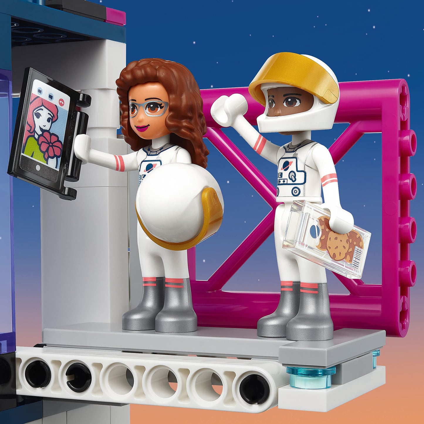 LEGO Friends Olivia’s Space Academy Shuttle Rocket 41713, NASA Space Shuttle Toy for Kids, Pretend Play Space Academy with Astronaut Mini Figures
