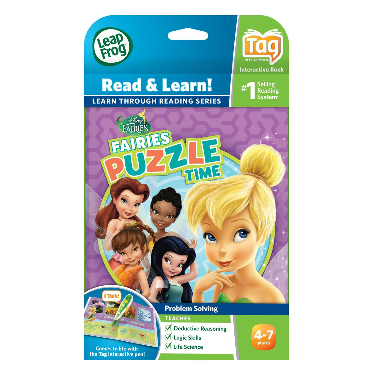 LeapFrog Tag Gamebook Disney Fairies: Puzzle Time