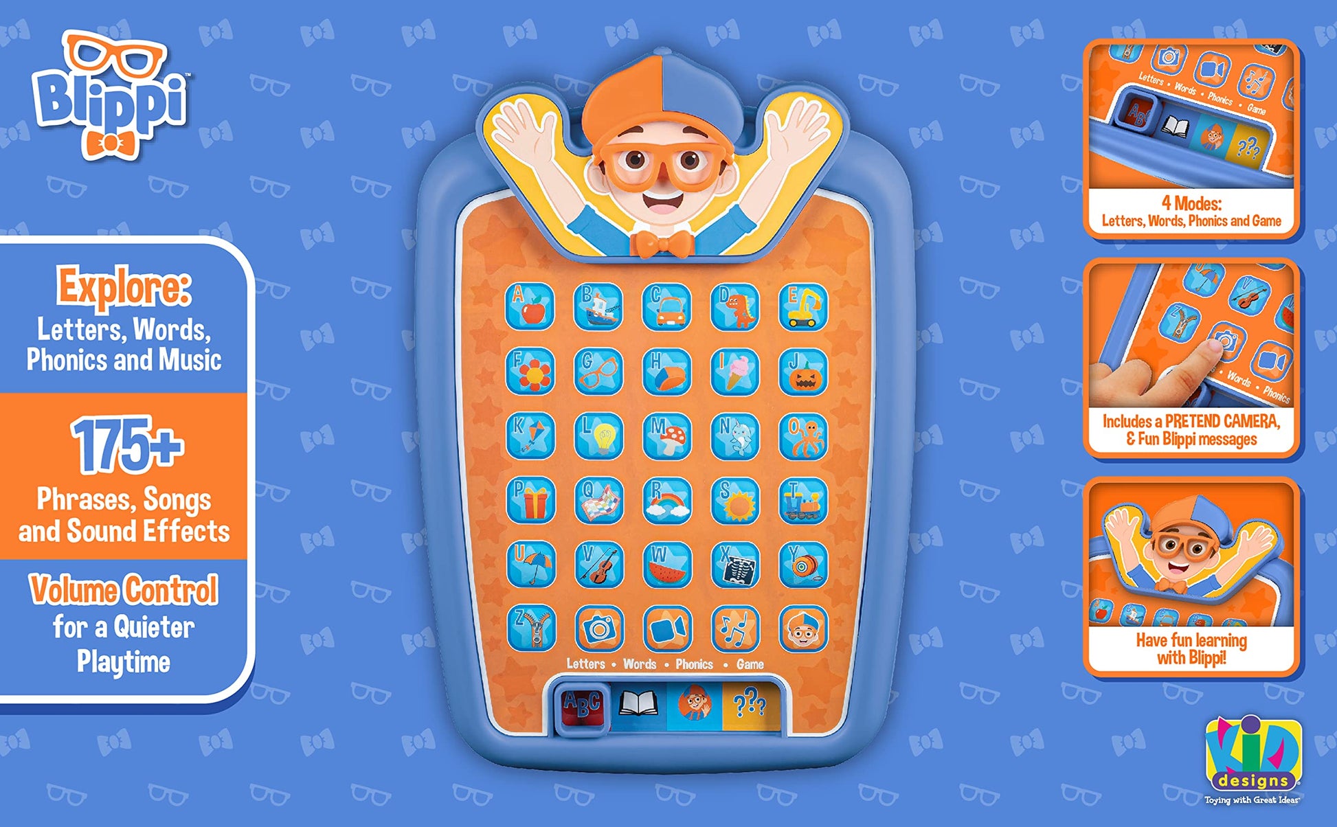 Blippi Kids Tablet with Preschool Learning Games, Toddler Toys Blippi Toys