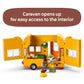 LEGO Animal Crossing Leif's Caravan & Garden Shop Building Toy - Gift for Birthdays - Animal Crossing Toy Figure and Playset for Kids, Girls and Boys