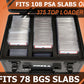 PREZA Graded Card Storage Box - Premium Slab Case Storage Holder for Graded Trading Cards (Black)