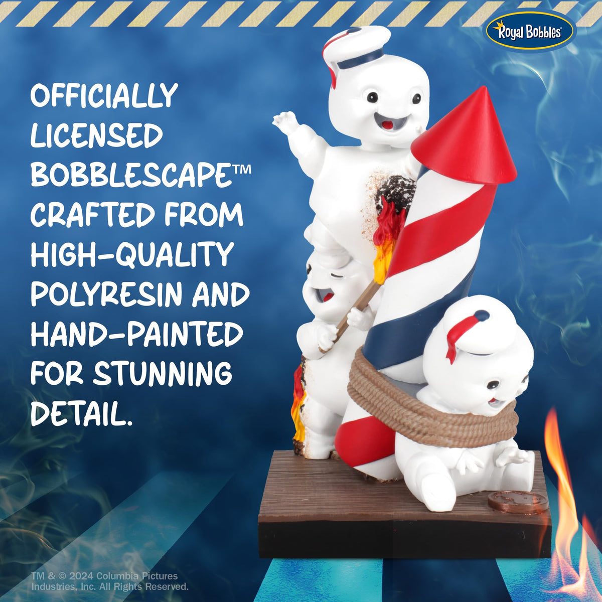 Royal Bobbles Ghostbusters: Afterlife Mini-Pufts Rocket Bobblescape - 6 Inches Tall - Collectible Bobblehead Statue