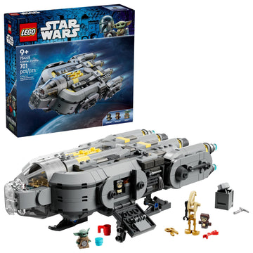 LEGO Star Wars: The Mandalorian and Grogu Anzellan Starship Building Toy - Build and Display Set for Boys & Girls, Ages 9+ - Star Wars Gifts for Kids