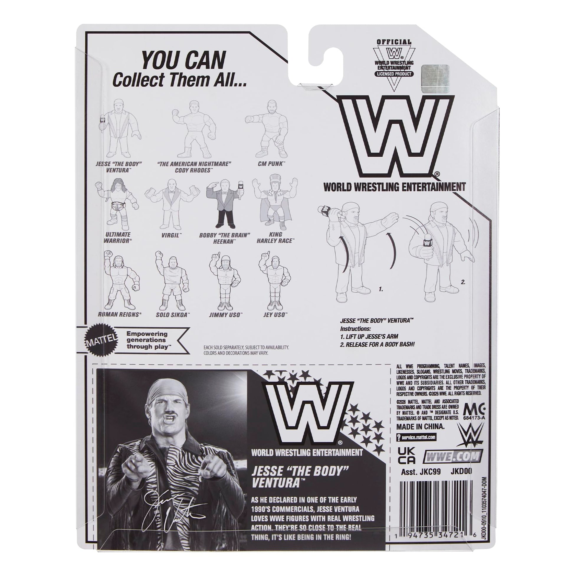 WWE Jesse Ventura 2026 Retros (Wave 1) Ringside Exclusive
